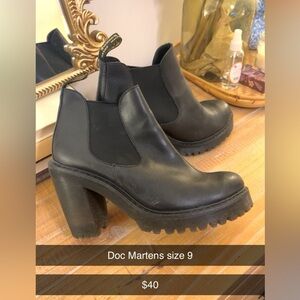 Doc Marten black hurston boots